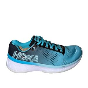 Hoka One One Teal and Black Athletic Shoes size 9